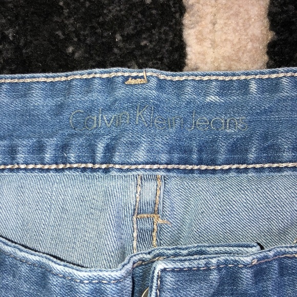 NWOT Calvin Klein Mens Discolored Denim - Picture 4 of 6
